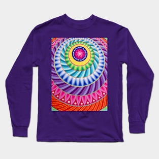 Psychedelic Mandala Long Sleeve T-Shirt